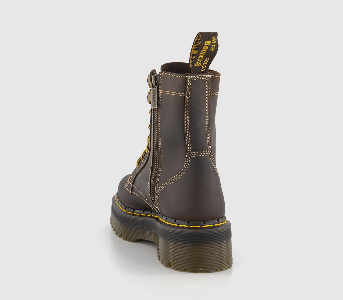 Dr. Martens Jadon Archives Dr. Martens Jadon Archives Dark Brown Crazy Horse