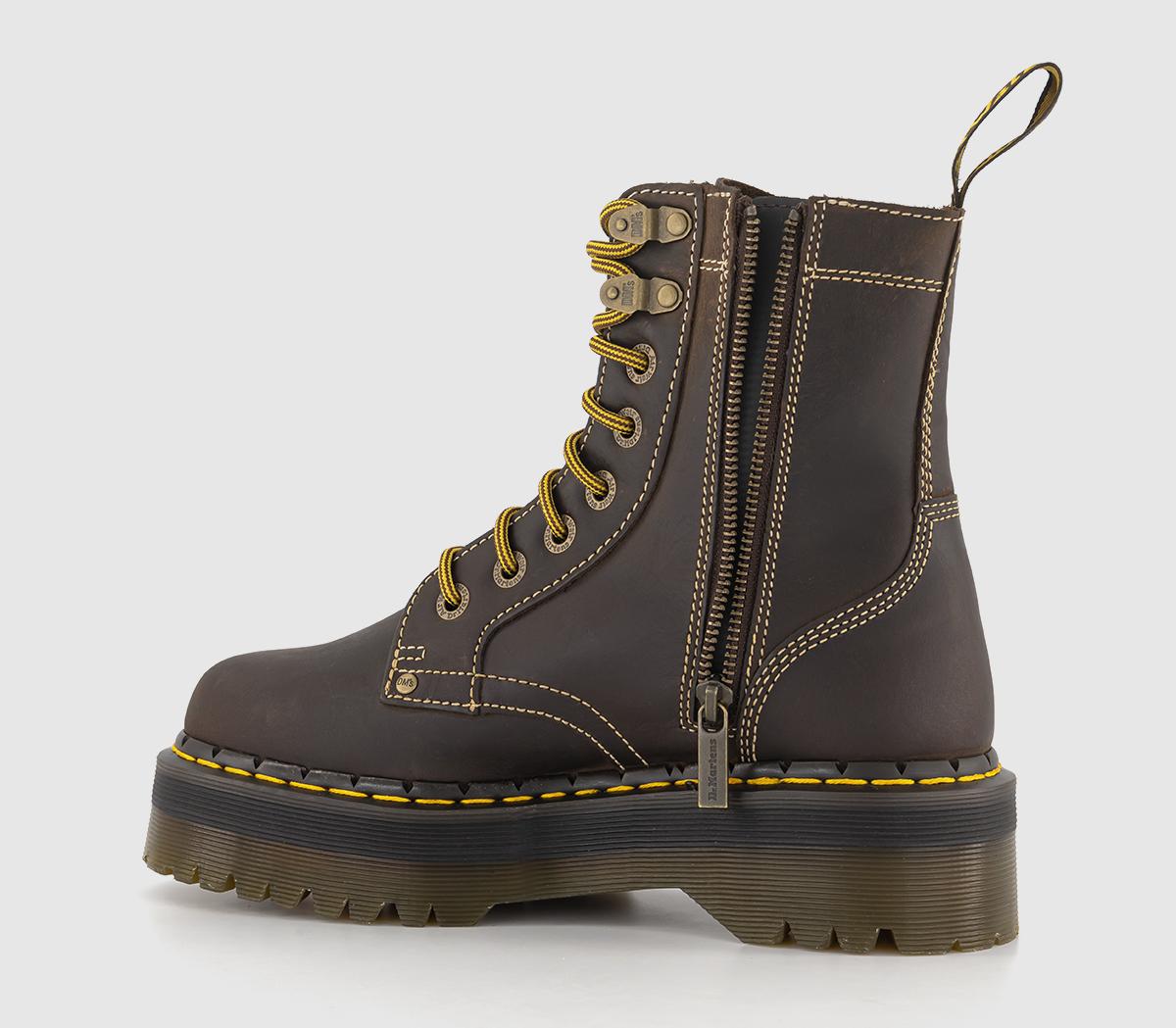 Dr. Martens Jadon Archives Dr. Martens Jadon Archives Dark Brown Crazy Horse