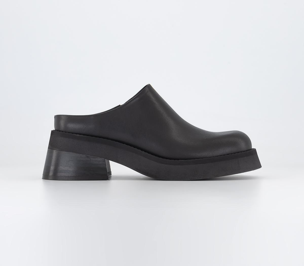 Miista Odile Mules Black - Flat Shoes for Women