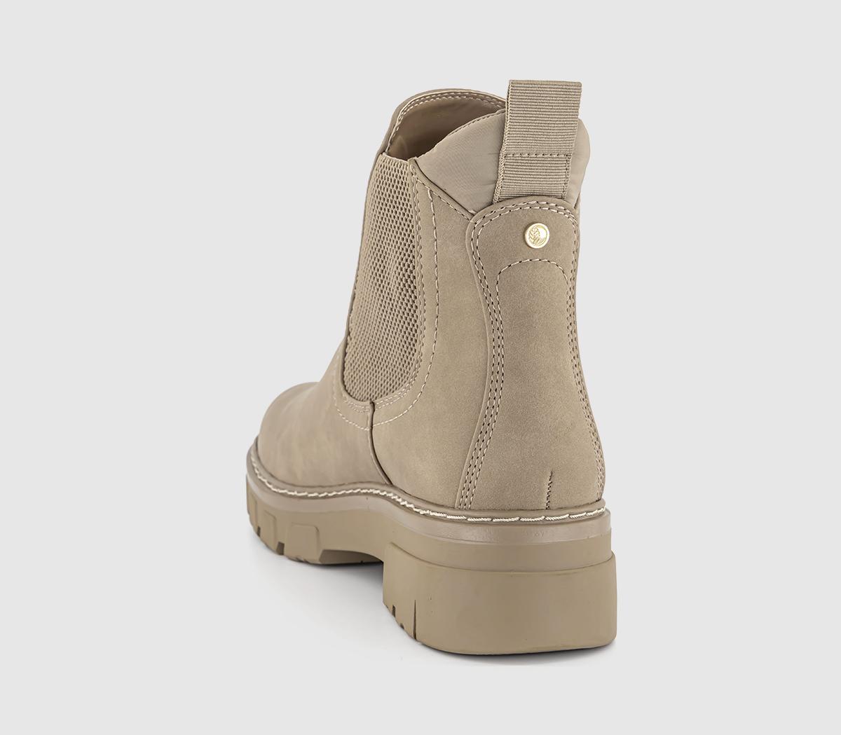 EARTHADDICTEarth Addict: Afra Cleated Chelsea BootsBeige