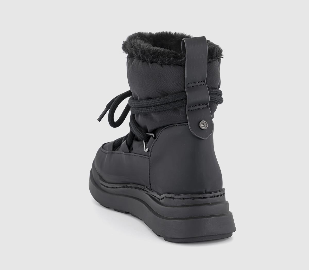 EARTHADDICT Earth Addict: Eira Warm Lined Snow Boots Black - Women's ...