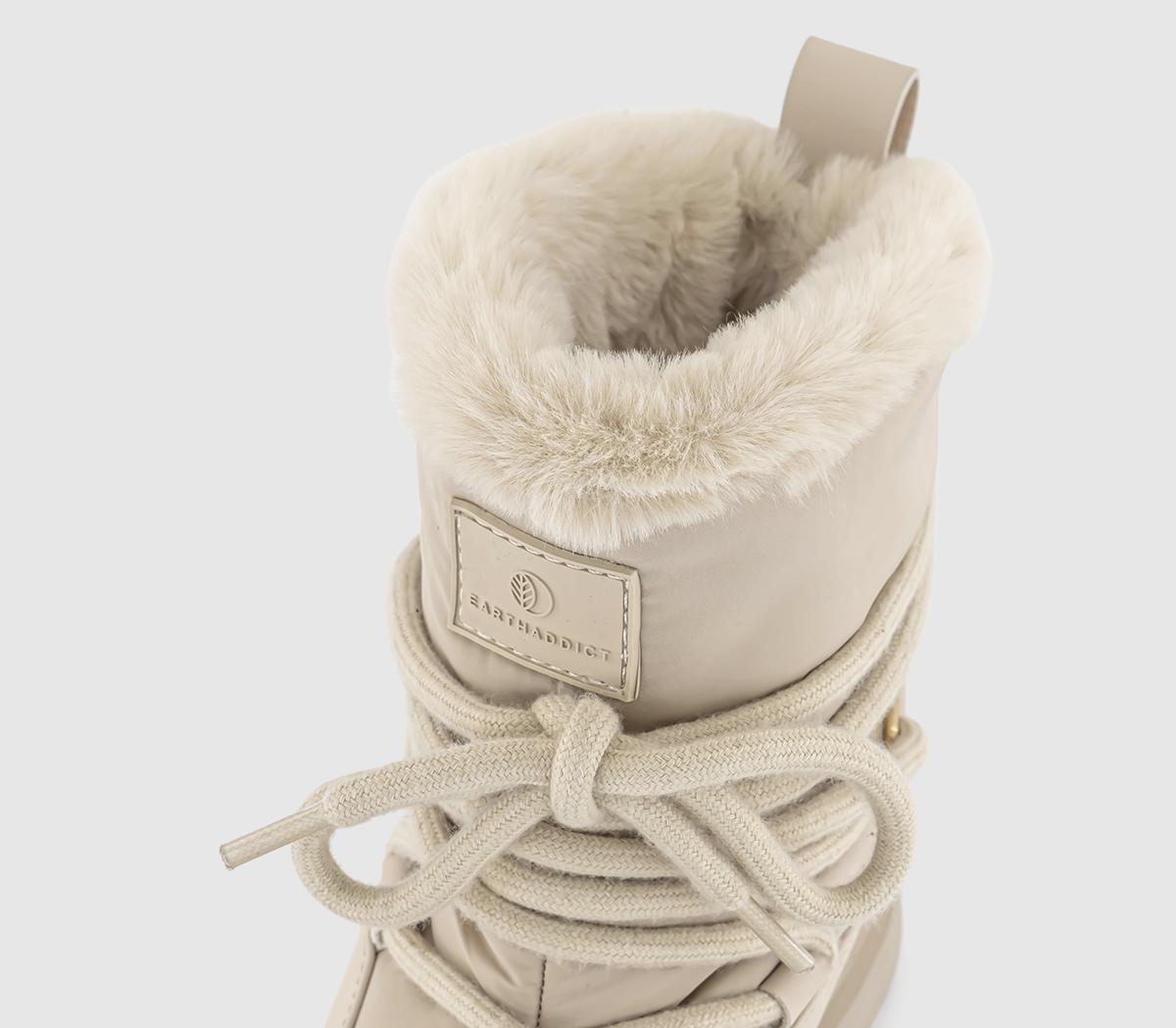 EARTHADDICTEarth Addict: Eira Warm Lined Snow BootsBeige