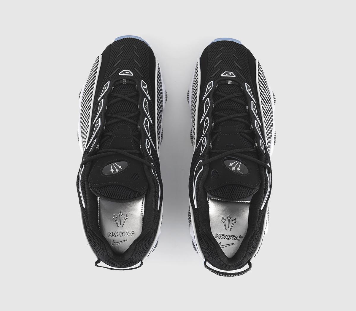 NikeNOCTA Glide TrainersBlack White White Clear