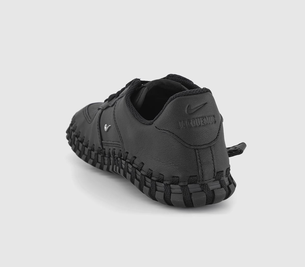 NikeJ Force 1 Low Trainers Black Metallic Silver Black Anthracite