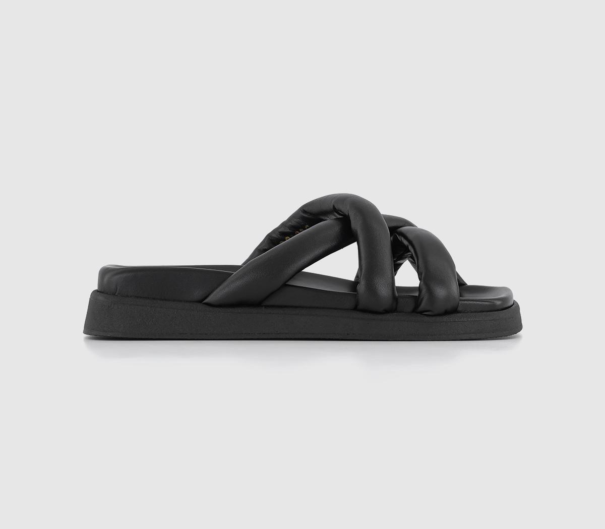 Black slip on clearance sandals