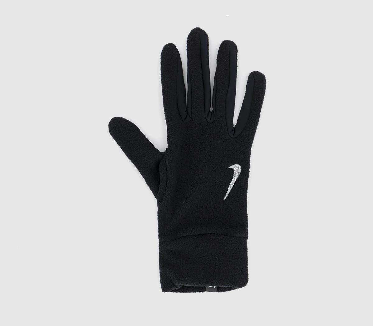 Nike Fleece Hat And Glove Set Nike Fleece Hat And Glove Set Black Black Silver
