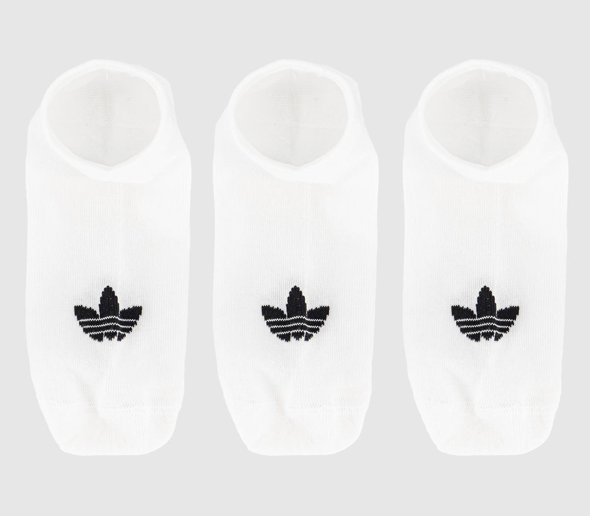 adidasTrefoil Liner Socks adidasTrefoil Liner SocksWhite White Black