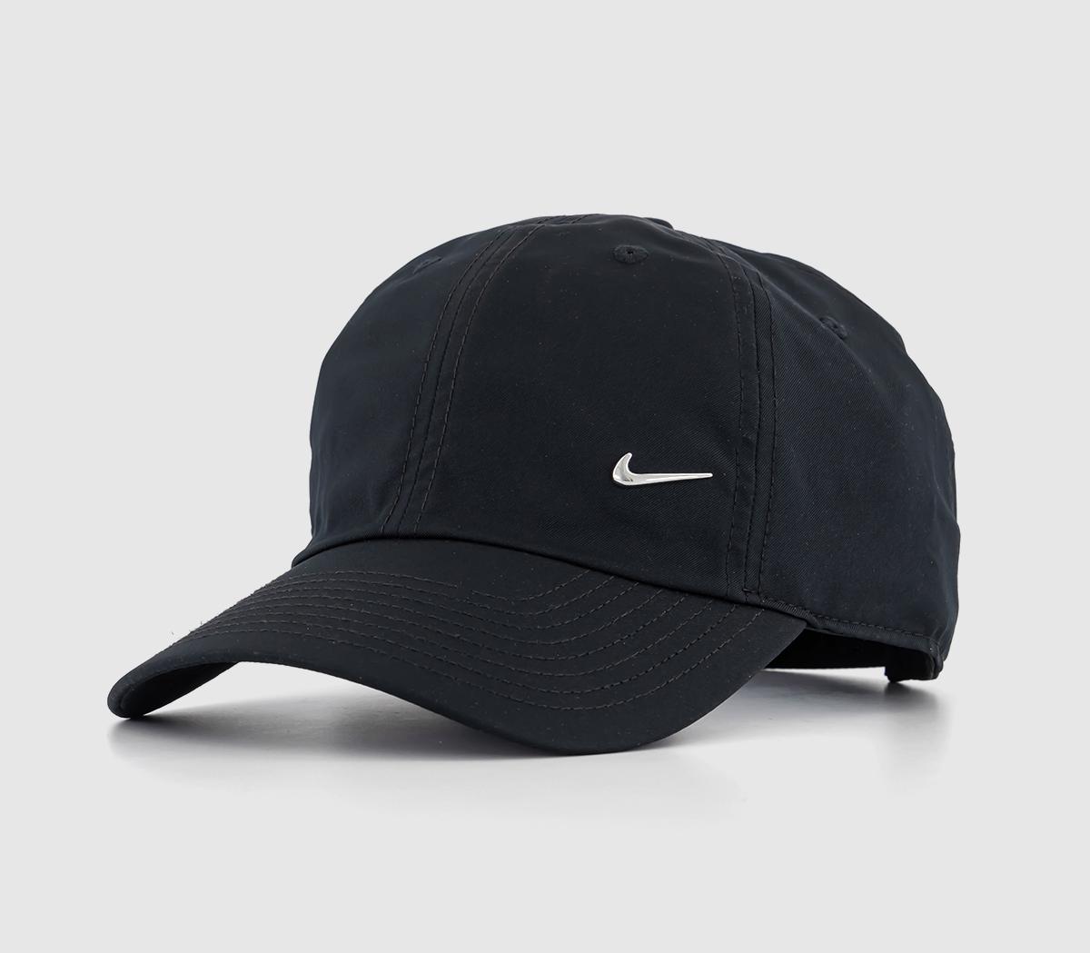 Nike Nsw Metal Swoosh Cap Nike Nsw Metal Swoosh Cap Black Metallic Silver
