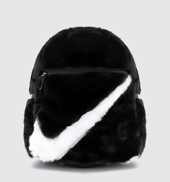 Nike Nike Faux Fur Mini Backpack 6l Black Black White