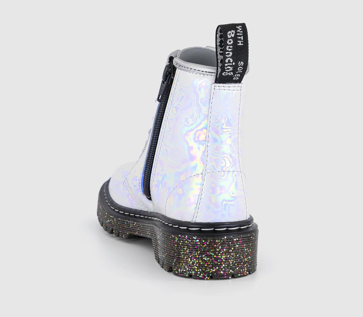 Dr. Martens1460 Bex Junior BootsWhite Opalescent Shimmer