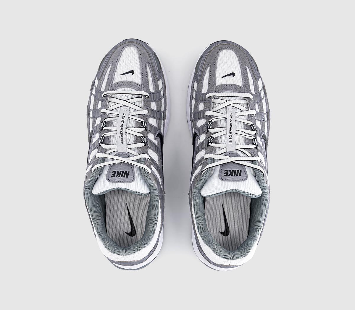 NikeP-6000 TrainersWhite Black Metallic Cool Grey Cool Grey