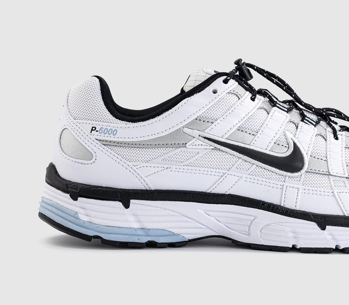 NikeP-6000 TrainersWhite Black Light Armory Blue