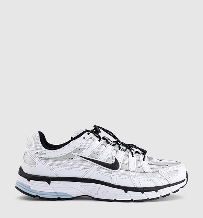 Nike P-6000 Trainers White Black Light Armory Blue