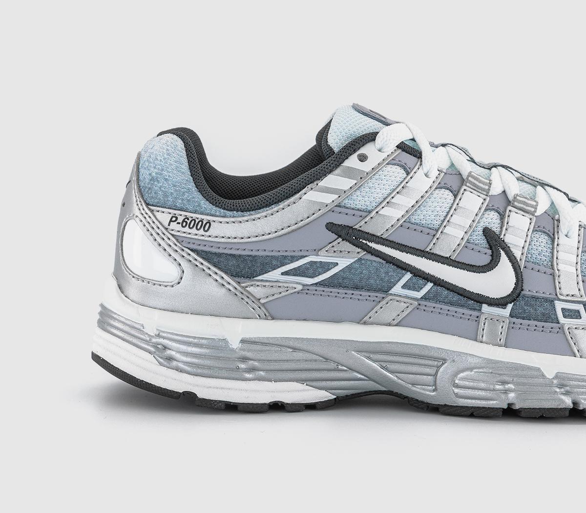 NikeP-6000 Trainers NikeP-6000 TrainersMetallic Silver Summit White Wolf Grey