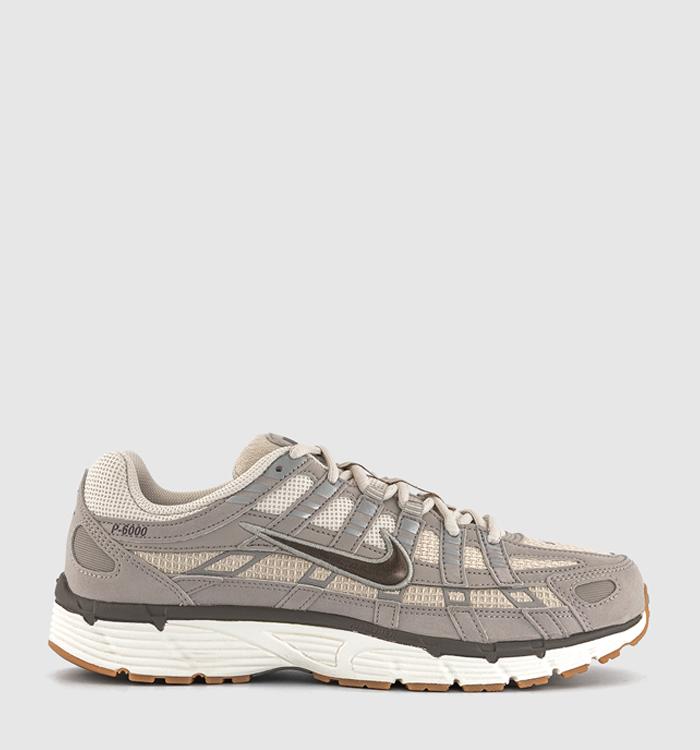 Nike P-6000 Trainers College Grey Cave Stone Light Orewood Brown