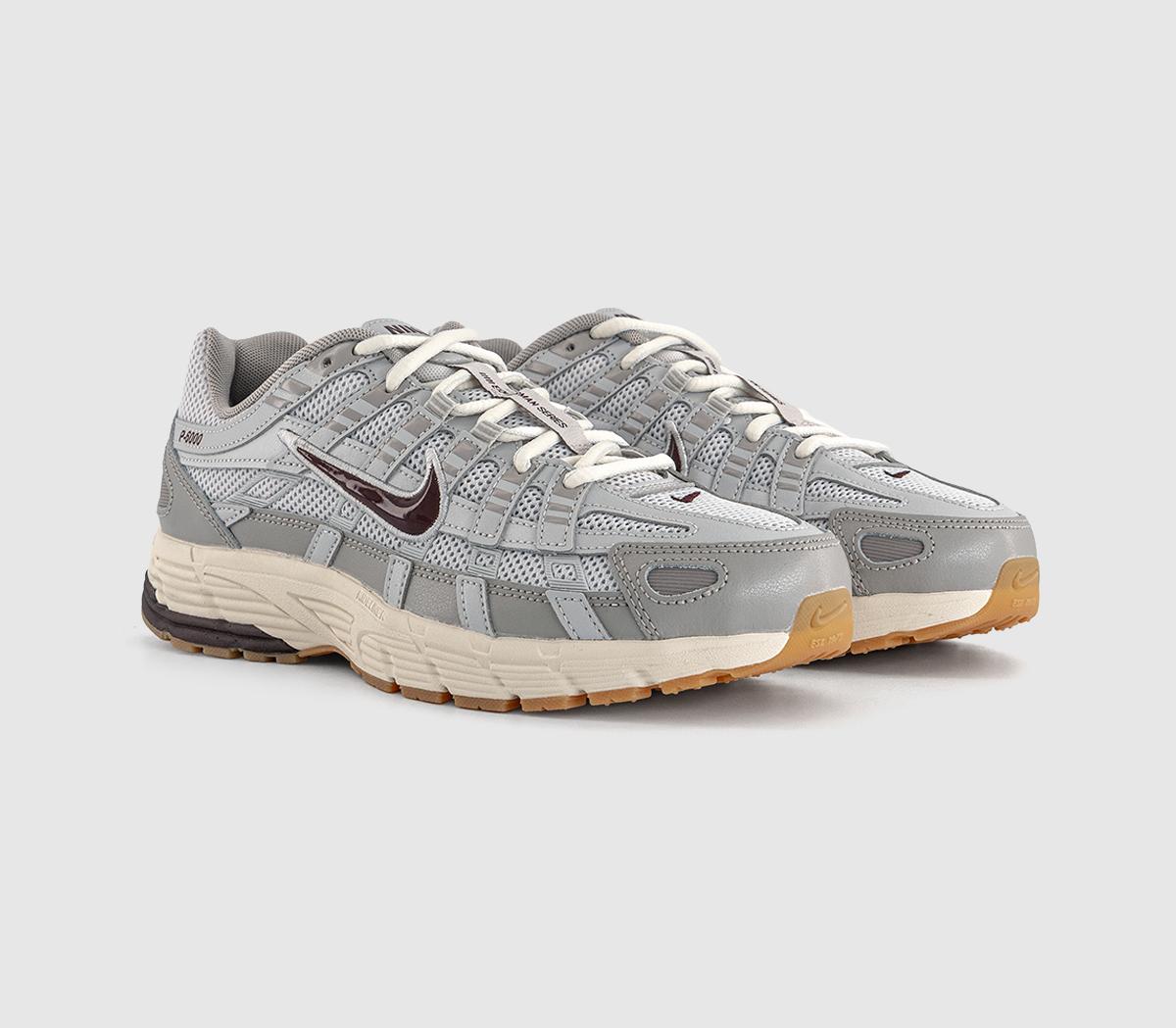 NikeP-6000 TrainersCollege Grey Burgundy Crush Vast Grey