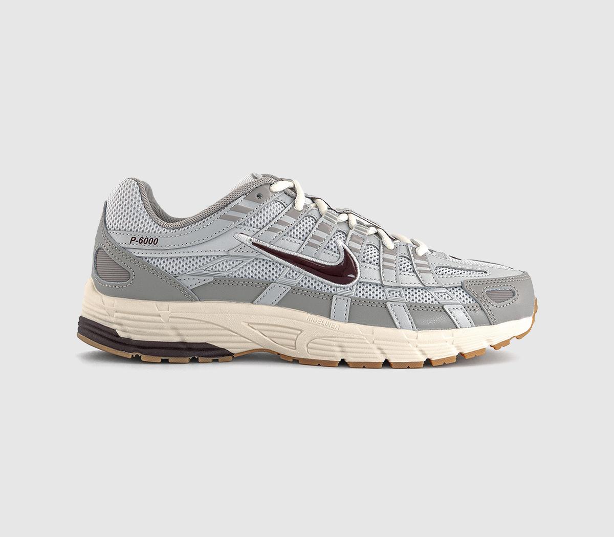 NikeP-6000 TrainersCollege Grey Burgundy Crush Vast Grey