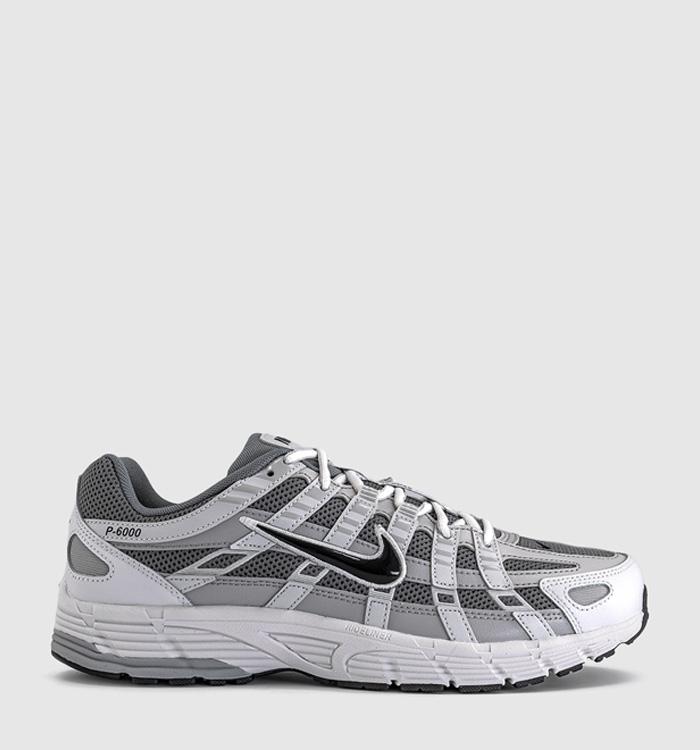 Nike P-6000 Trainers Atmosphere Grey Black Pencil Point