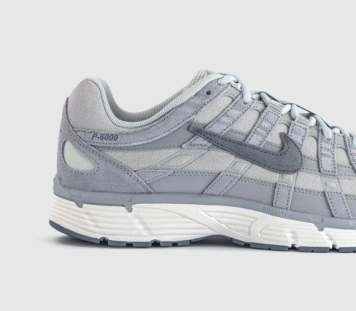 NikeP-6000 TrainersPure Platinum Cool Grey Wolf Grey
