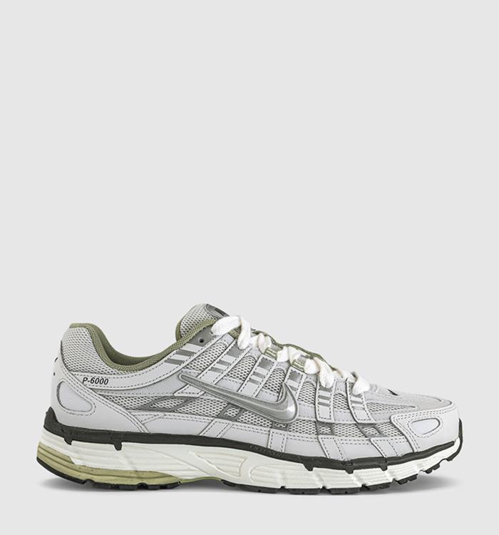 Nike P-6000 Trainers Platinum Tint Metallic Silver Sail