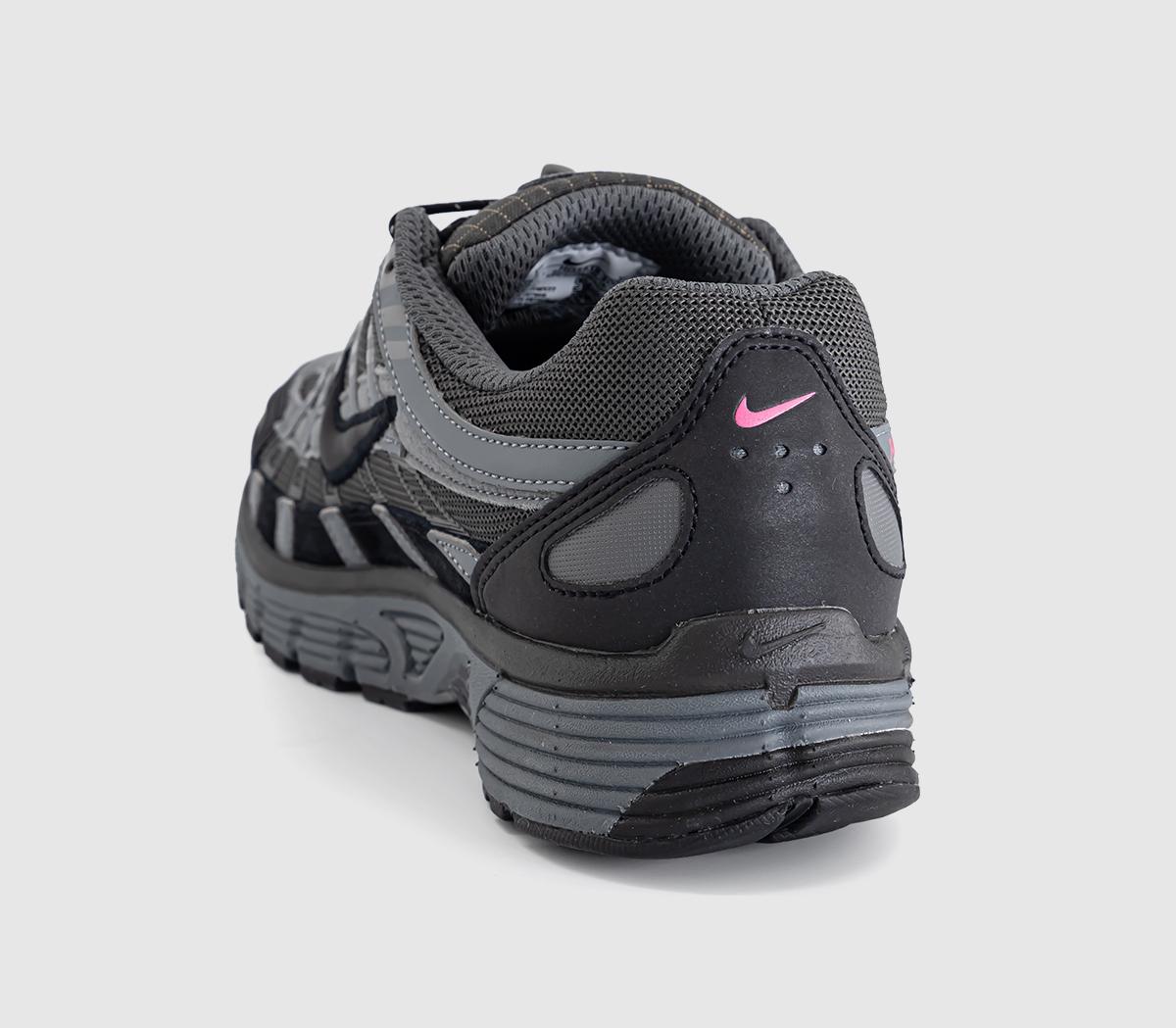 NikeP-6000 TrainersMedium Ash Black Iron Grey Hyper Pink