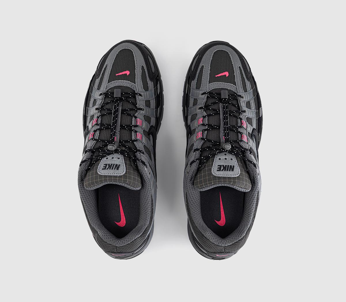 NikeP-6000 TrainersMedium Ash Black Iron Grey Hyper Pink