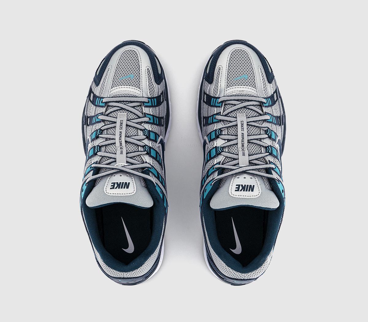 Nike P-6000 Trainers Nike P-6000 Trainers Armory Navy Metallic Silver Silver