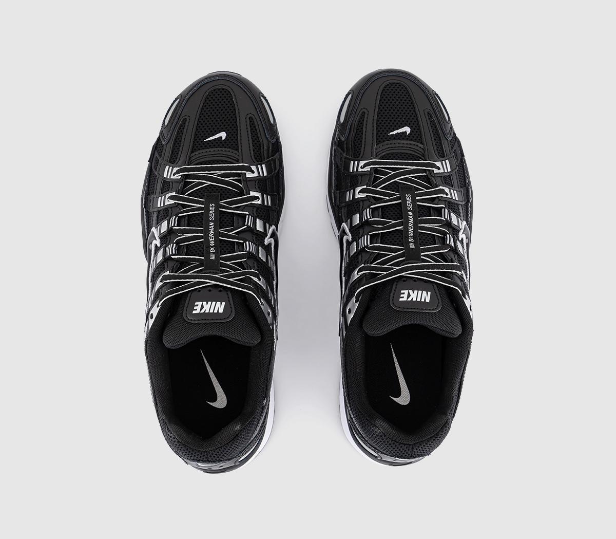 Nike P-6000 Trainers Nike P-6000 Trainers Black Black White Metallic Silver
