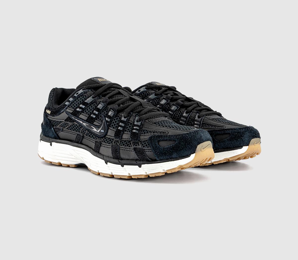 NikeP-6000 TrainersBlack Black Metallic Gold Grain Sail