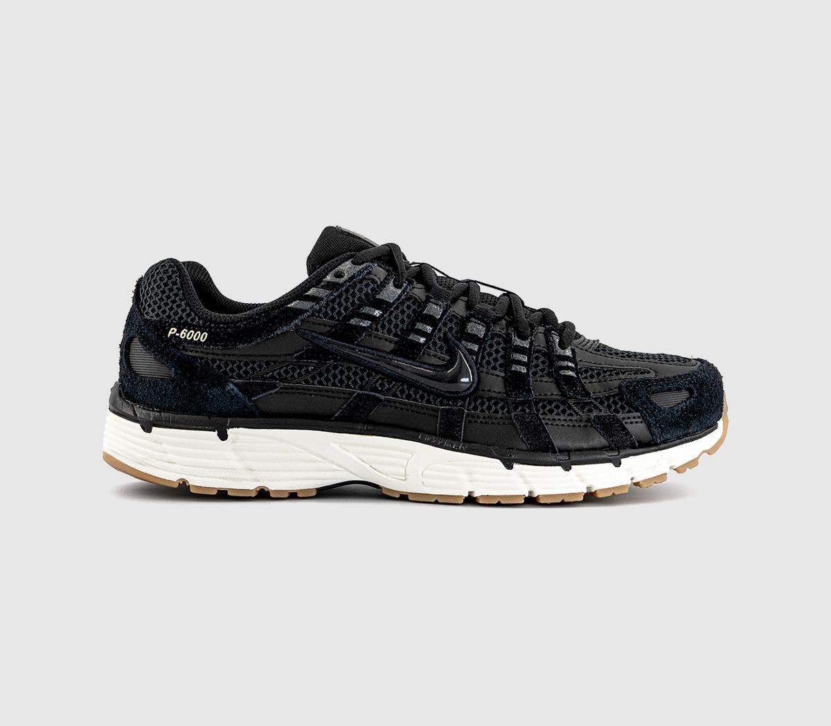NikeP-6000 TrainersBlack Black Metallic Gold Grain Sail