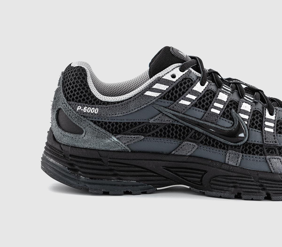 NikeP-6000 TrainersAnthracite Black Chrome Metallic Silver