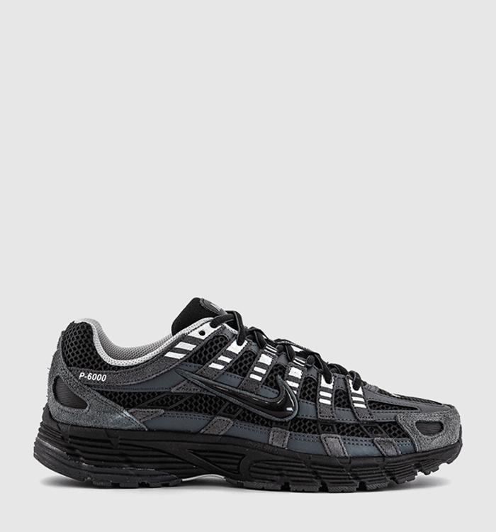 Nike P-6000 Trainers Anthracite Black Chrome Metallic Silver