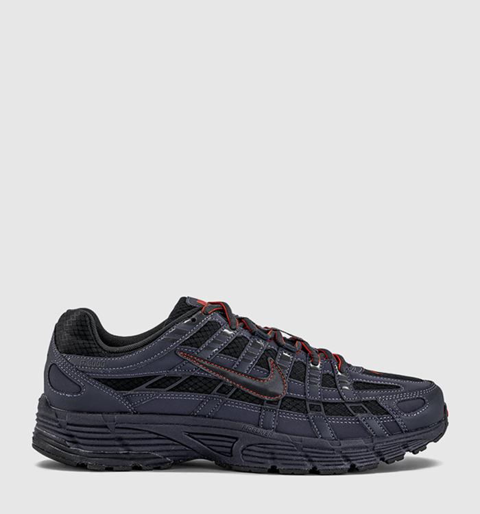 Nike P-6000 Trainers Off Noir Lt Crimsongridironblack