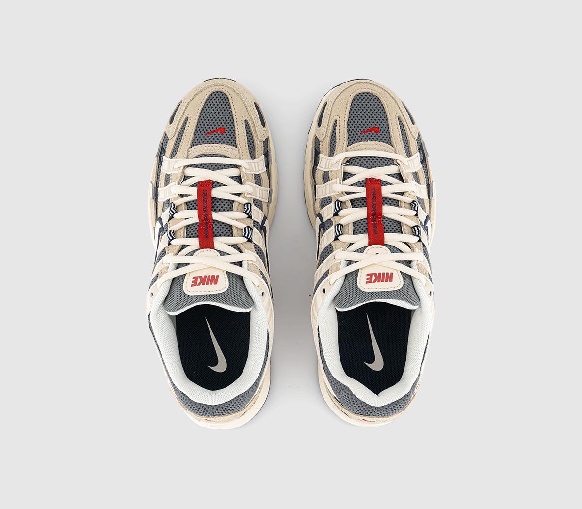 NikeP-6000 Trainers Light Khaki Pale Ivory Thunder Blue