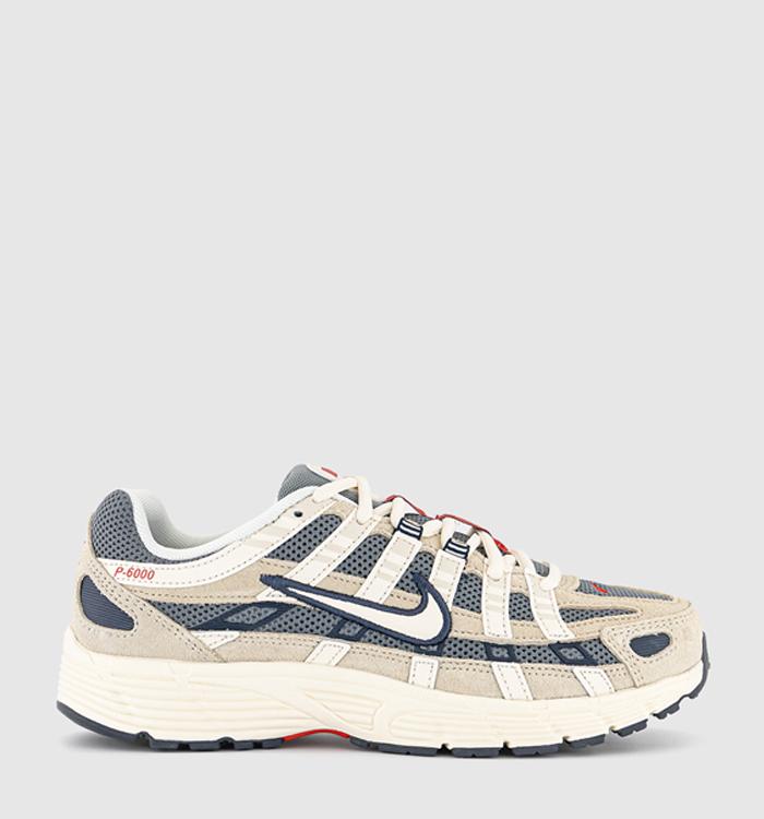 Nike P-6000 Trainers Light Khaki Pale Ivory Thunder Blue