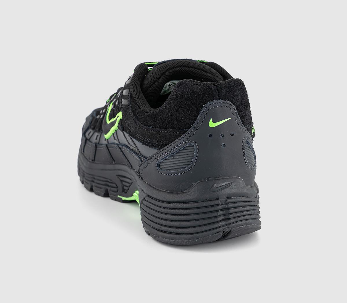 NikeP-6000 TrainersBlack Green Strike Anthracite