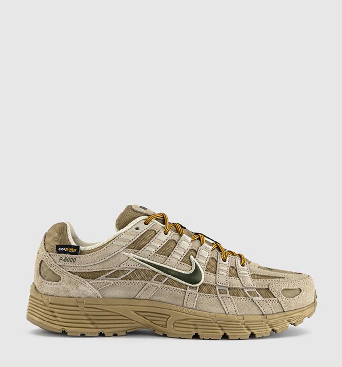 Nike P-6000 Trainers Filbert Cargo Khaki Desert Khaki