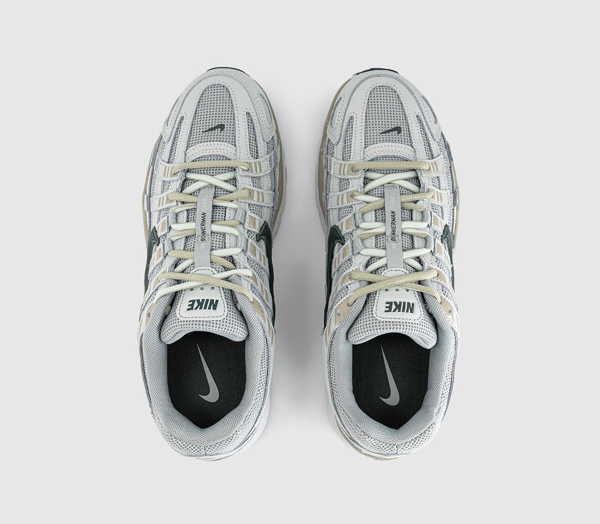 NikeP-6000 TrainersLight Pumice Camo Green Light Silver