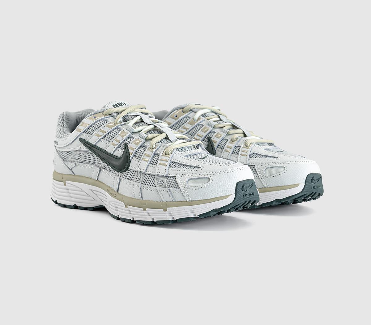 NikeP-6000 TrainersLight Pumice Camo Green Light Silver
