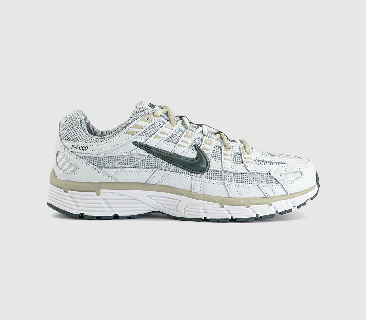 NikeP-6000 TrainersLight Pumice Camo Green Light Silver