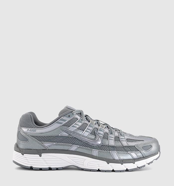 Nike P 6000 Trainers Metallic Silver Metallic Silver Sail Unisex Sports