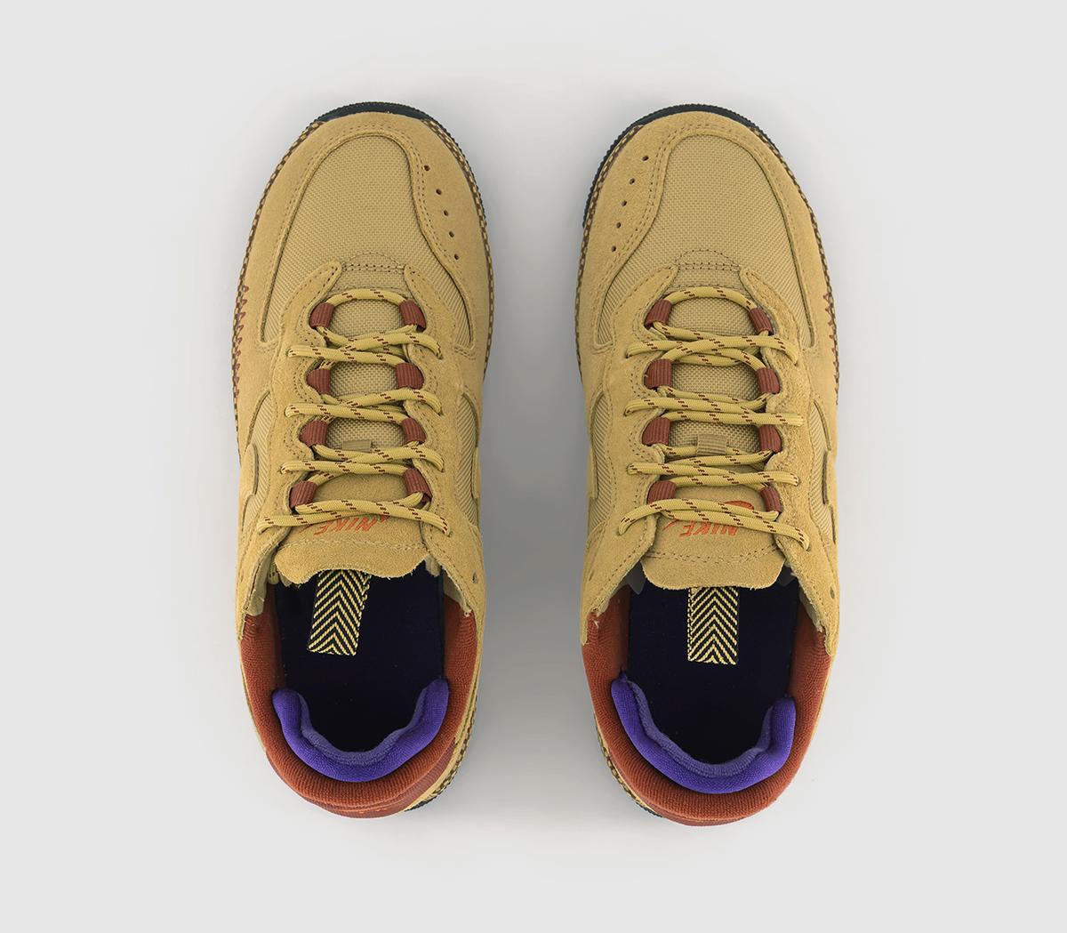 NikeAir Force 1 Wild TrainersWheat Gold Rugged Orange Field Purple Campfire Ora