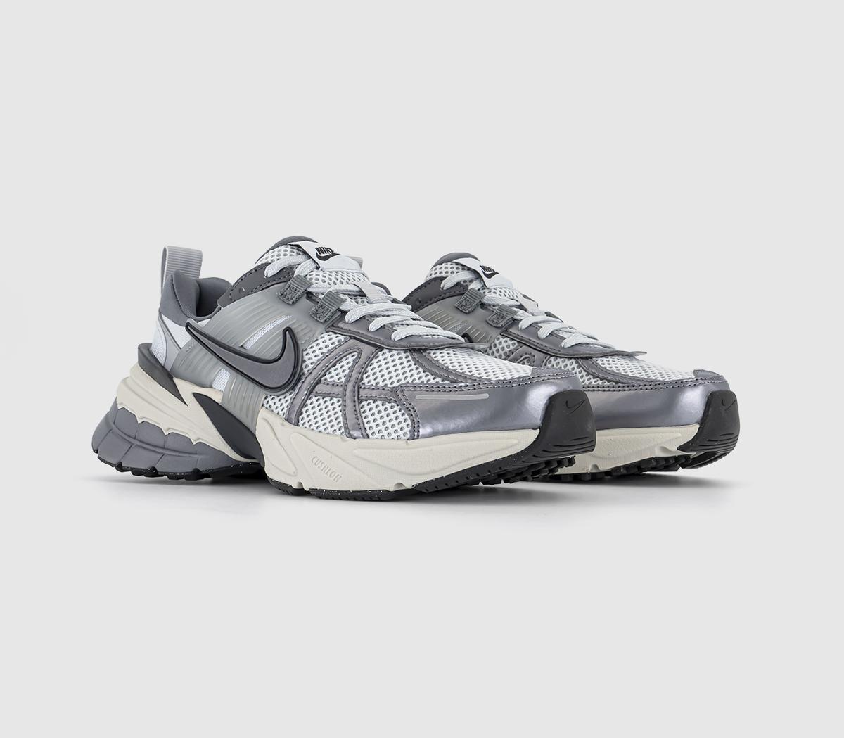 NikeNike V2k Run TrainersPure Platinum Matalic Cool Grey Light Bone Anthrac