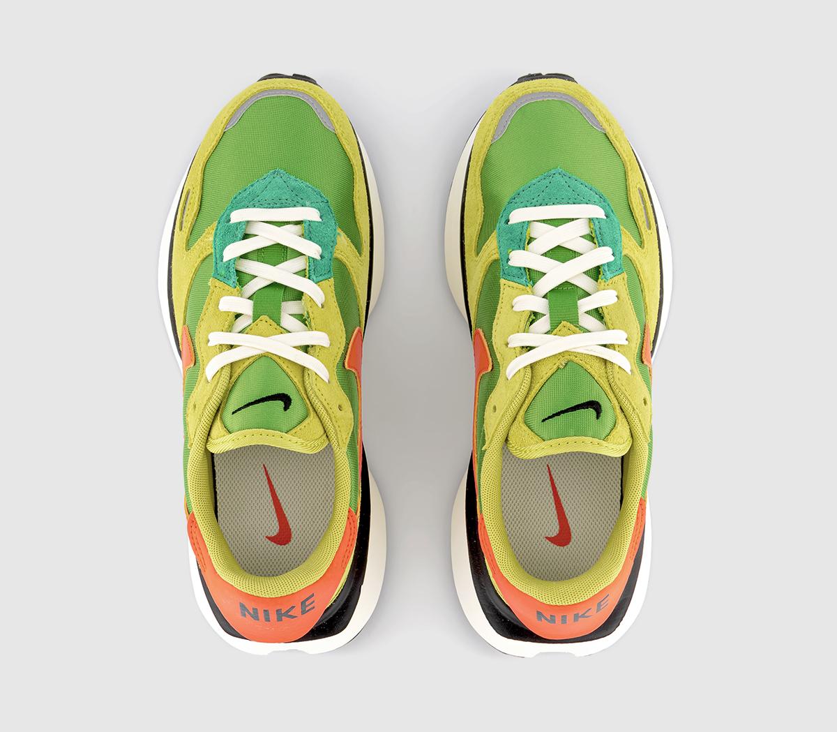 Nike Nike Phoenix Waffle Trainers Chlorophyll Safety Orange Atomic ...