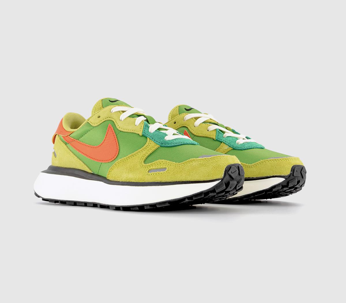 NikeNike Phoenix Waffle Trainers NikeNike Phoenix Waffle TrainersChlorophyll Safety Orange Atomic Green Classic Gre