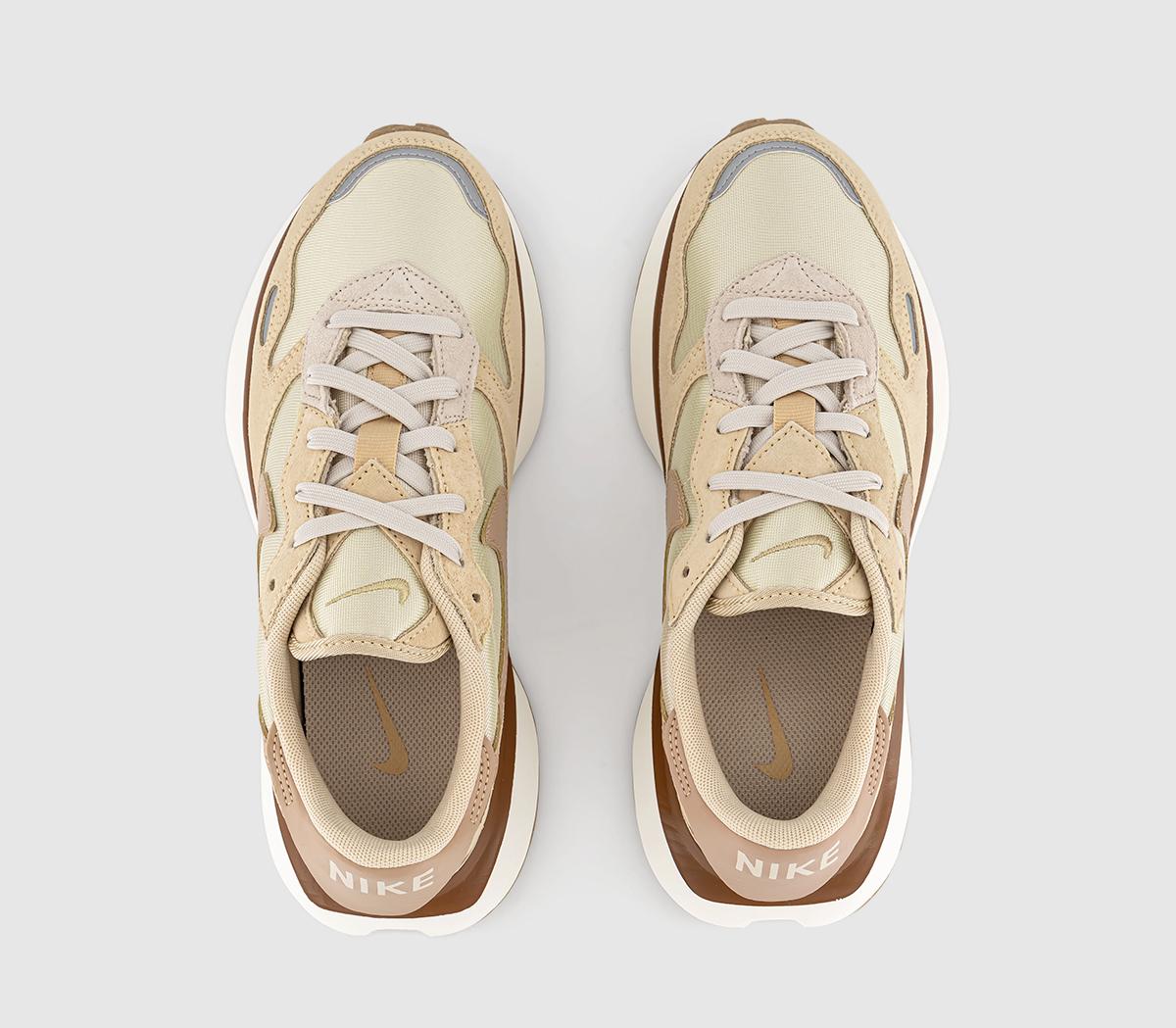 NikeNike Phoenix Waffle Trainers NikeNike Phoenix Waffle TrainersSanddrift Hemp Sesame Metallic Silver