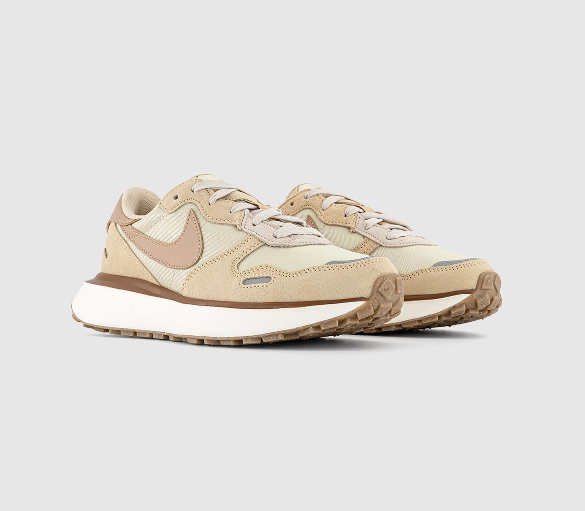 NikeNike Phoenix Waffle Trainers NikeNike Phoenix Waffle TrainersSanddrift Hemp Sesame Metallic Silver