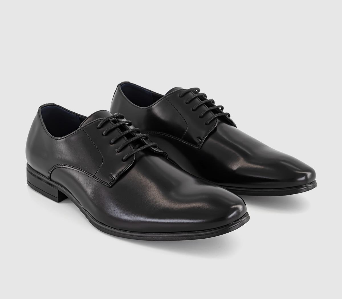 OFFICE Mens Mayford Comfort Derby Shoes Black, 7