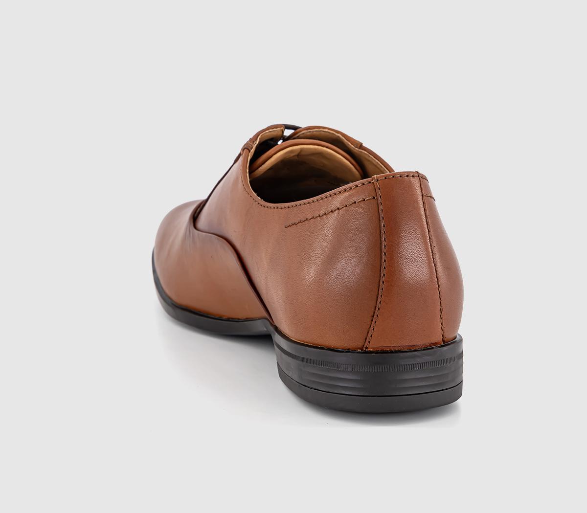 OFFICEMoreton Embossed Detail Oxford ShoesTan Leather