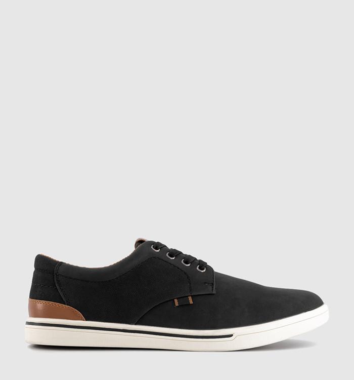 OFFICE Casey Perforated Lace Up Shoes Black